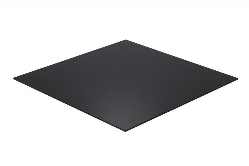 2FY2SW Rock Hard Plastics - 12" x 12" Black Acrylic Sheet Lucite Plexiglass (Actual Size 11.875" x 11.875" - .118" (1/8") - Image 2